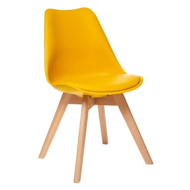 SEDIA BAYA 48X53XH82CM GIALLO SENAPE IN PP CON SED
