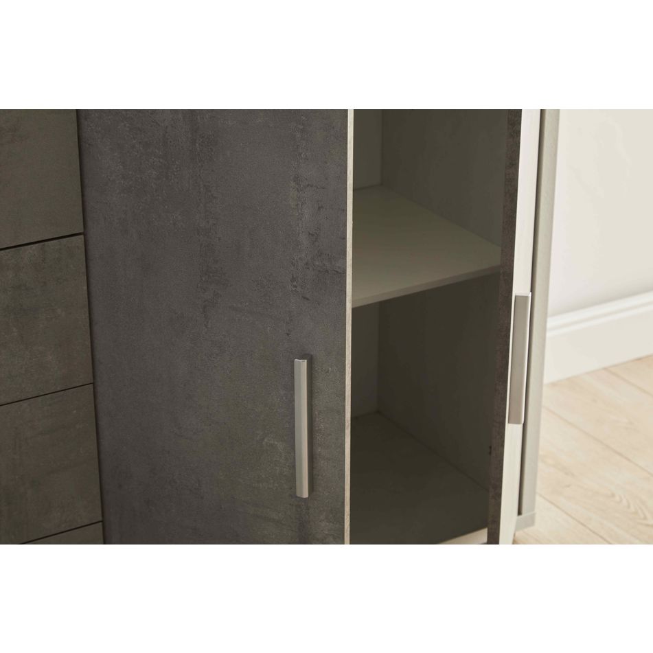 mobile-4-ante-4-cassetti-kit-203x41xh84cm-struttura-ossido-bianco-frontale-cemento