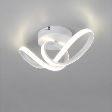 PLAFONIERA LED RUSA 7W 28CM BIANCA FIOCCO