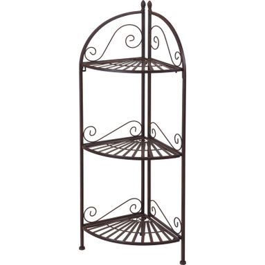 SCAFFALETTO IN METALLO 3 PIANI 38X27XH93CM