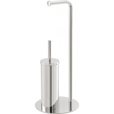 PIANTANA PORTASCOPINO/PORTAROTOLO H56CM CROMO