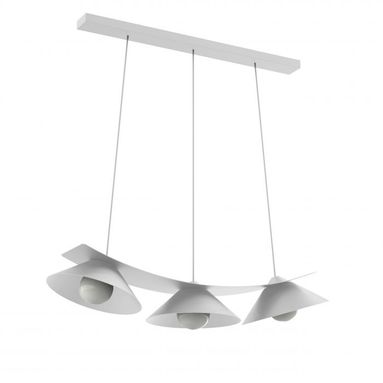LAMPADARIO MILLER E27 25X80XH120CM BIANCA IN META