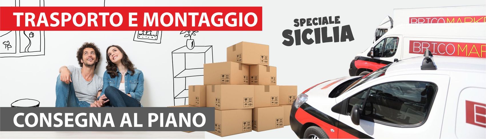 Consegna al piano e installazione