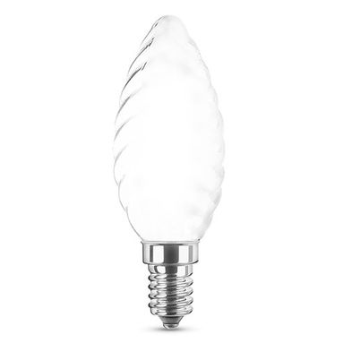 TORTIGLIONE LED OPALE A FILAMENTO E14 - 4W - 4000K