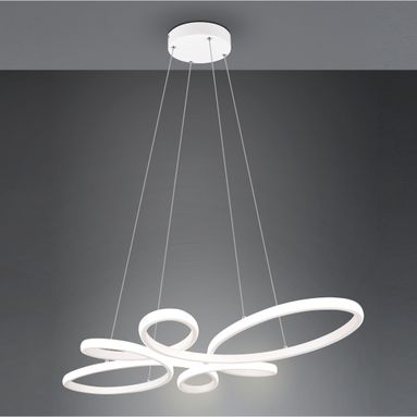 LAMPADARIO LED FLY 32W 83CM BIANCO REGOLABILE