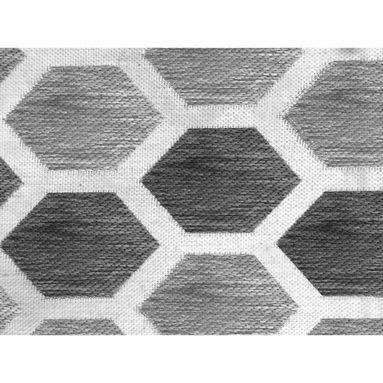STUOIA BATIDA 160X230CM ESAGONO GRIGIO