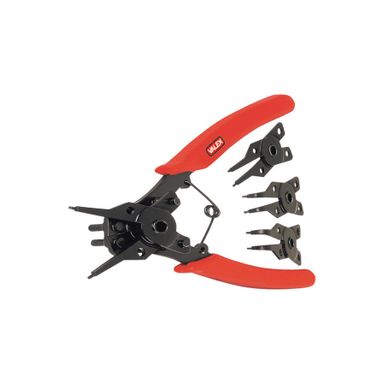PINZA PER ANELLI ELASTICI CON 4 TESTINE