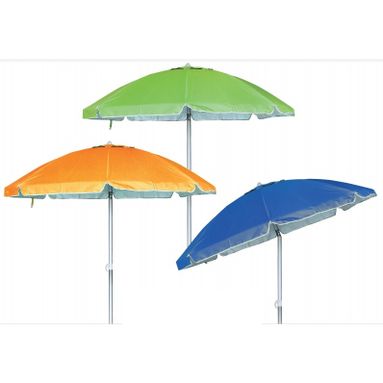 OMBRELLONE SPIAGGIA D.200CM ASSORTITO ALLUMINIO
