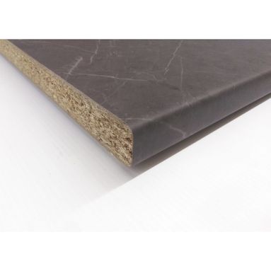 TOP MARMO NERO VENATO 2R4 2.8X204X60CM