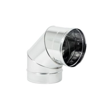 CURVA A 90 D.120MM INOX AISI 304 SPESSO 0.5MM
