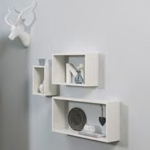 SET 3 RETTANGOLI ROVERE SONOMA CM. 1.5X60X30
