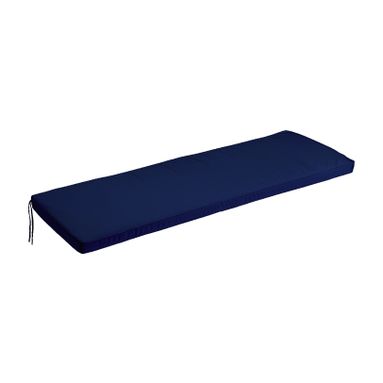 CUSCINO PANCA 3 POSTI 153X48XH4CM BLU BORDATO