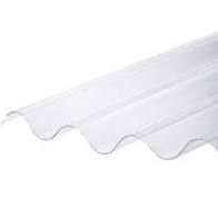 LASTRA ONDULATA IN PVC TRASPARENTE CM.90X200