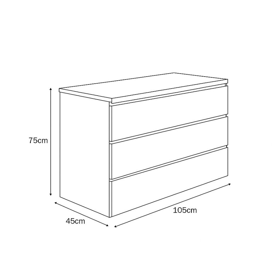 como-simpli-3-cassetti-bianco-fras-dot-105x45xh75cm