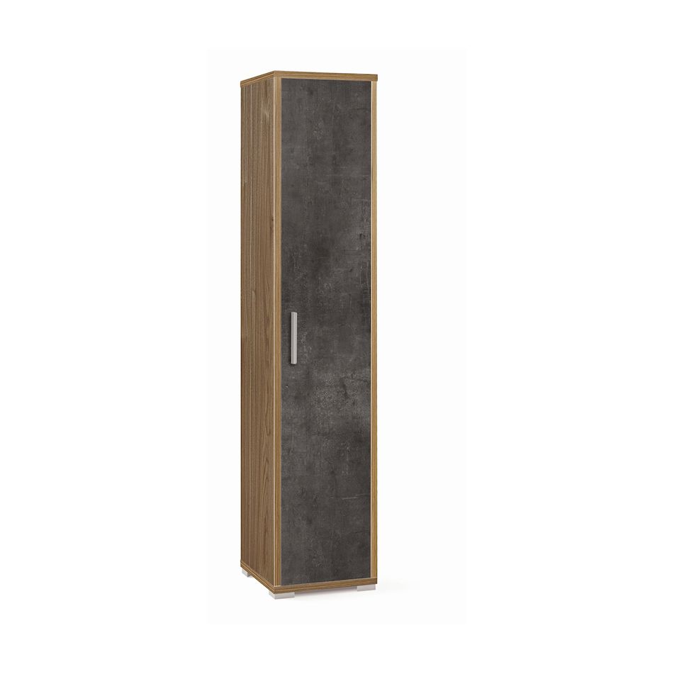 colonna-1-anta-39x41xh182cm-struttura-noce-stelvio-frontale-ossido-nero