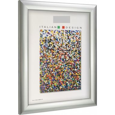 CORNICE PIATTA 15X20CM ARGENTO SPAZZOLATO