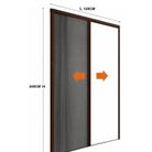 zanzariera-plissettata-120xh240cm-marrone-8017