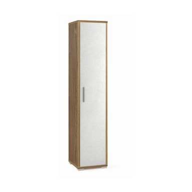 COLONNA 1 ANTA 39X41XH182CM STRUTTURA NOCE STELVIO FRONTALE OSSIDO BIANCO