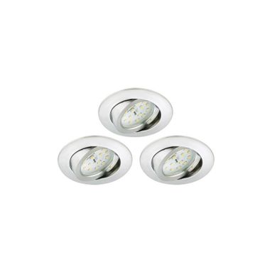 KIT 3 FARETTI INCASSO ORIENTABILI NON DIMMERABILI