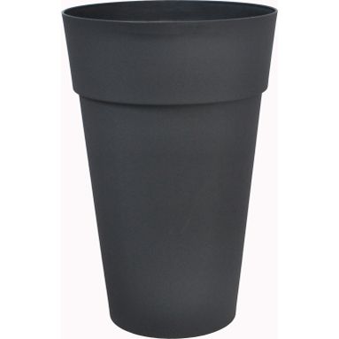 VASO CONICO HOUSTON D.35XH50,8CM SMOKE