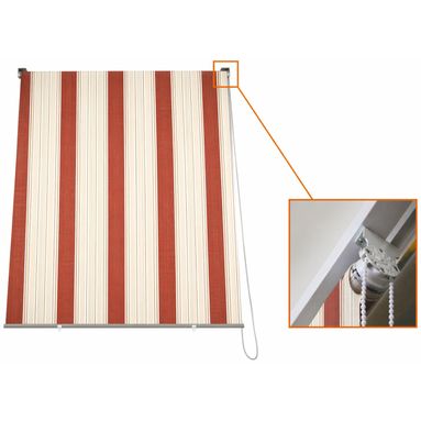 TENDA DA SOLE A CATENELLA  2X3M RIGATO BORDEAUX