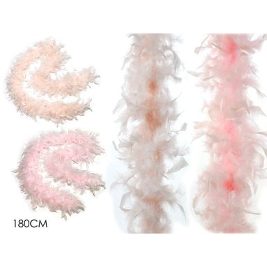 FILO CON PIUME 180CM ROSA