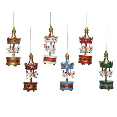 GIOSTRA NATALIZIA ROSSO/VERDE/ORO/BLU ROSSO H8.50C