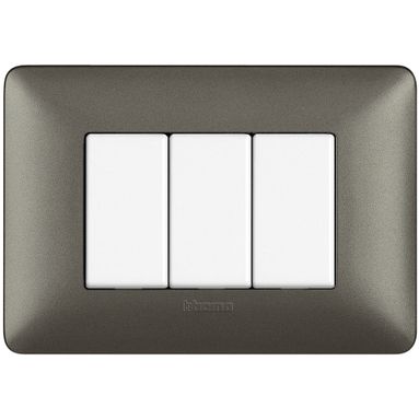 PLACCA MATIX 3 POSTI IRON