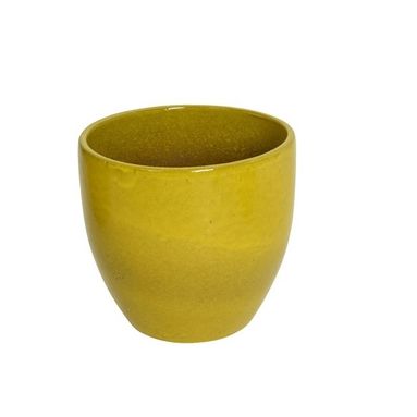 VASO IN TERRACOTTA SENAPE D.34XH35CM