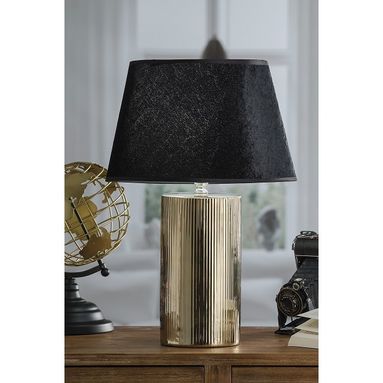 LAMPADA IN CERAMICA VEGAS D28XH42CM IN 2 COLORI