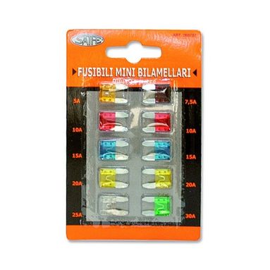 SET 10 FUSIBILI BILAMELLARI