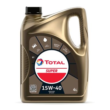 OLIO MOTORE TOTAL SUPER 15W-40 4L