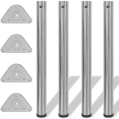 GAMBE TAVOLO ALLUMIN. MM.60 PZ.4