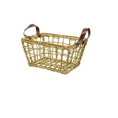 CESTINO DI MAIS INTRECCIATO 46X36XH23CM RETTANGOLA