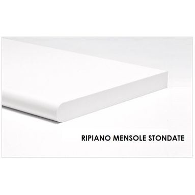 RIPIANO STONDATO CM. 1.8X20X60 BIANCO
