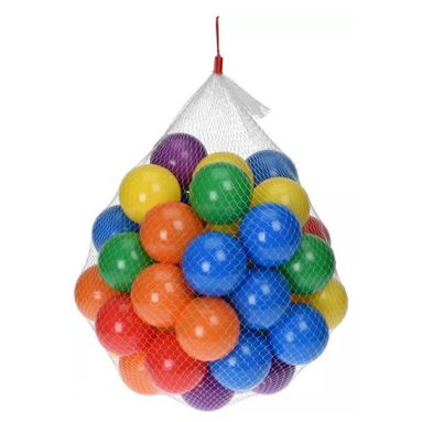 SET 50 PALLINE 6CM COLORATE IN SACCA