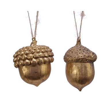 APPENDINO GHIANDA ORO 7CM.