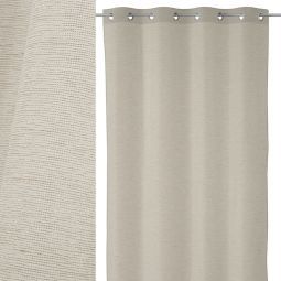 TENDA LINEN POLIESTERE CAFFE 140 X 260 CM