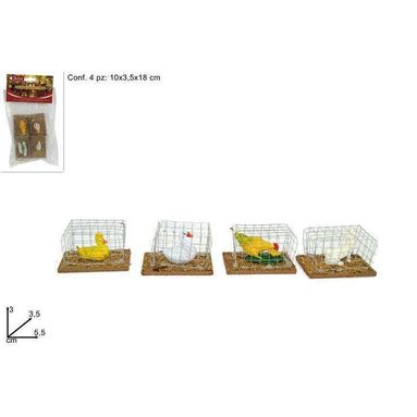 GABBIETTE CON ANIMALI 4PZ.