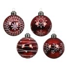 sfera-natalizia-8cm-rossa-natale-decorata-vetro
