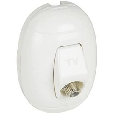 PRESA TV FEMMINA OVAL BIANCA
