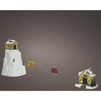 SCENARIO FUNIVIA 32X32XH53 CON 16 LED.