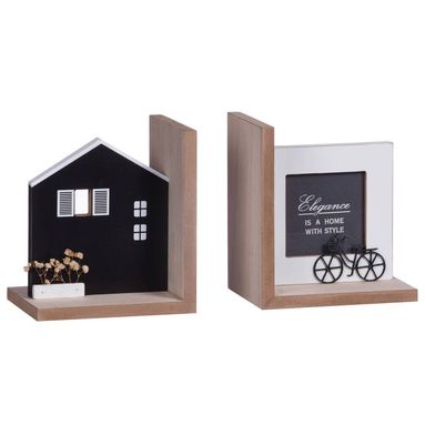 SET 2 REGGILIBRI IN MDF 30X12XH17CM
