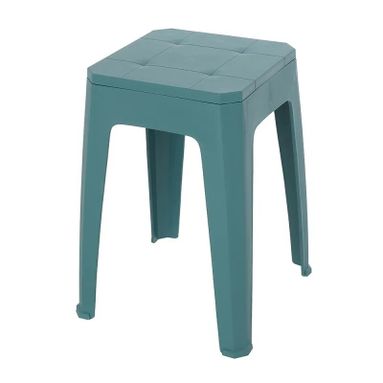 SGABELLO IN POLIPROPILENE 28X28XH46CM BLU PASTELL.