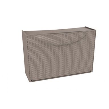 SCARPIERA HARMONY RATTAN TORTORA 51X19XH39CM