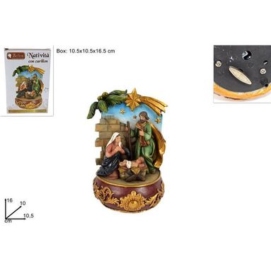NATIVITA' CON CARILLON MECCANICO