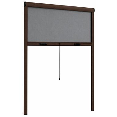 ZANZARIERA RULLO FLASH 180XH160CM MARRONE FINESTRA