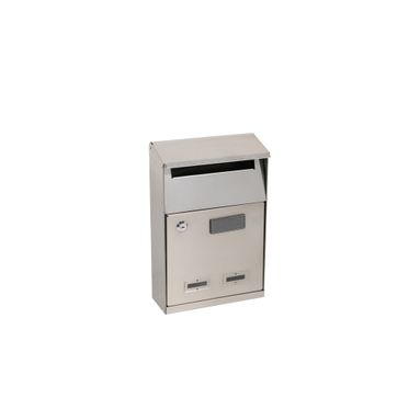 CASSETTA POSTALE ACCIAIO INOX 32X21X09