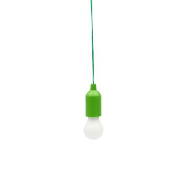 PENDEL LED PULL LIGHT H90CM VERDE A BATTERIA.