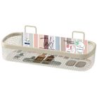 mensola-taki-32x12xh9cm-crema-acciaio